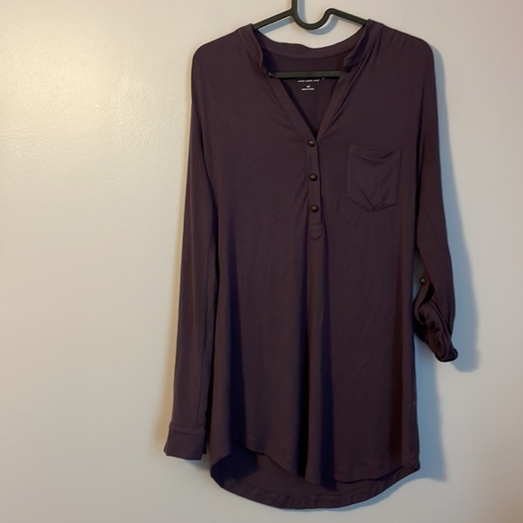 Soft Surroundings Purple Long Sleeve Tunic Top size XS - Picture 1 of 15